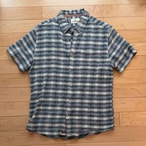 The Normal Brand Blue and Cream Striped Shirt